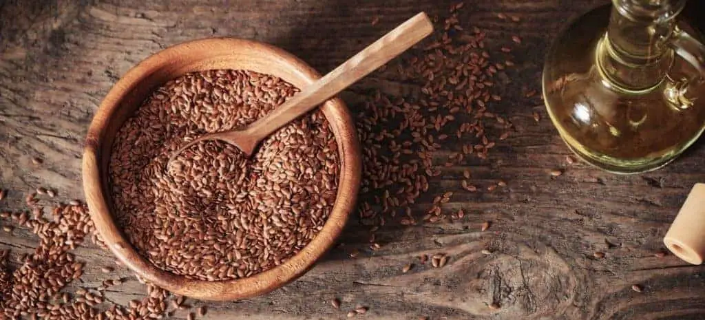 Flaxseeds in coffee